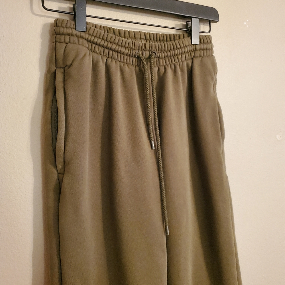 WARDROBE.NYC Military Green Drawstring Track Pant Jogger Sweatpant Loungewear XS - Picture 3 of 11